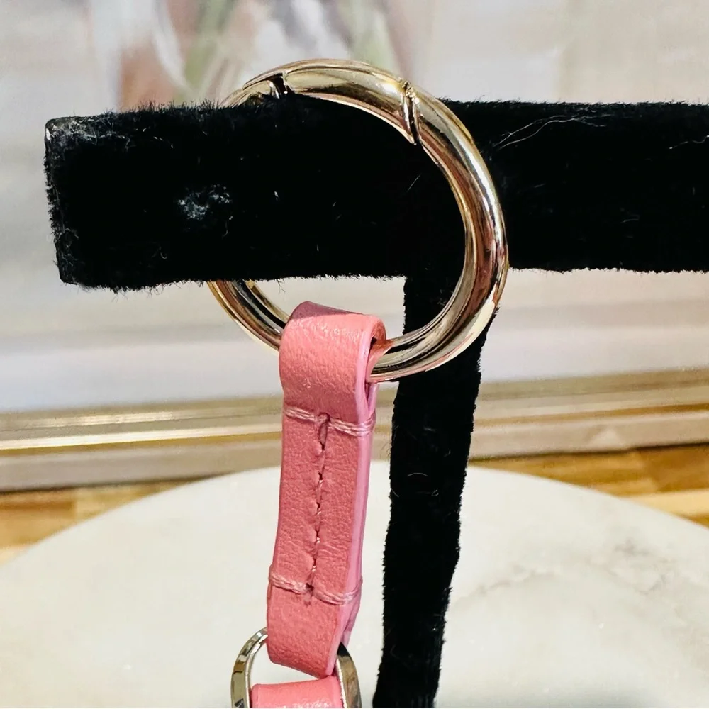 kate spade - spademals mod dog dangle keychain in roccopink - Picture 4 of 9